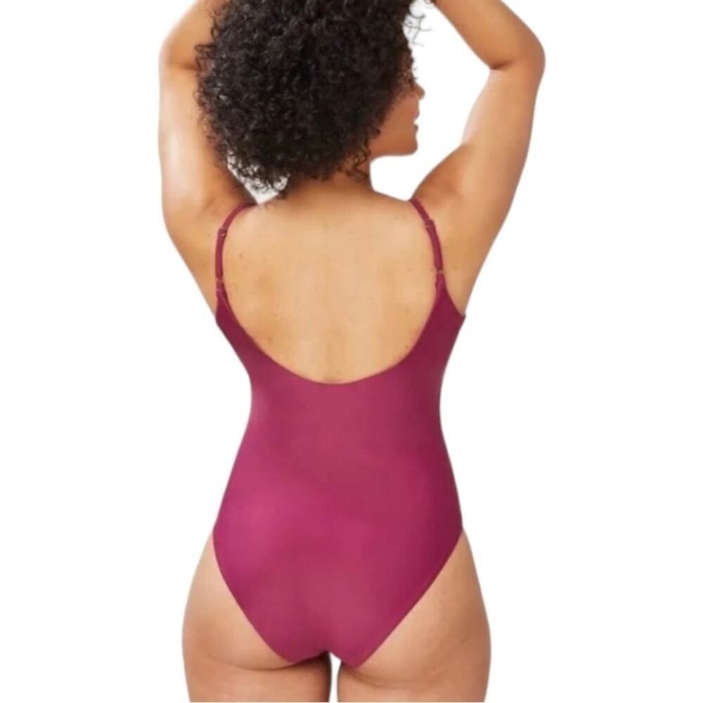 NWT Andie Plum Purple Santorini One Piece Swimsuit Size XL - Picture 2 of 8
